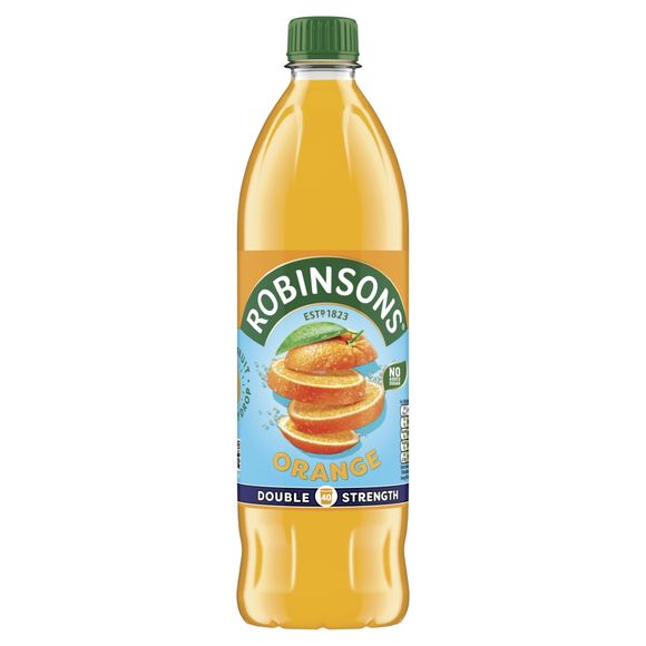 Robinsons Double Strength Orange No Added Sugar Fruit Squash 1l